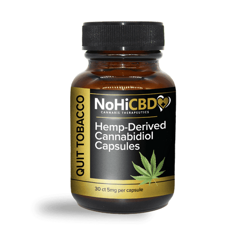 Quit Tobacco The All Natural Way CBD Formula Flower Power Capsules