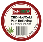 NoHiCBD All Natural CBD Pain Relief Butter Cream Heat Capsaicin