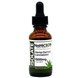 CBD Isolate 1500mg Drops (Peppermint Flavored - No THC)