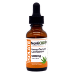 NoHiCBD Isolate 500mg Drops (No THC)
