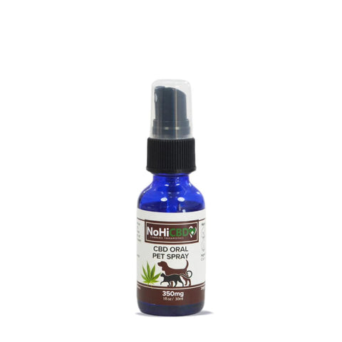 NoHiCBD Pet Calming CBD Oral Spray (Zero THC)